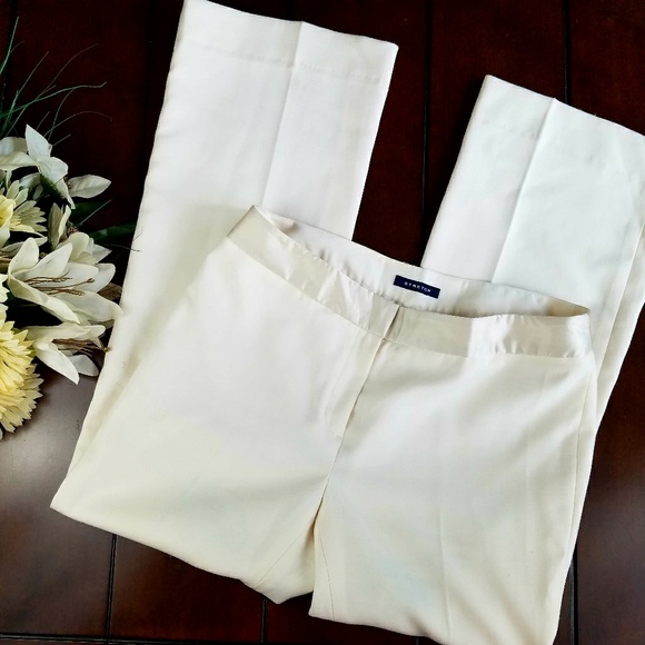 Jones New York Pants - Jones New York Satin Trim Stretch Pants